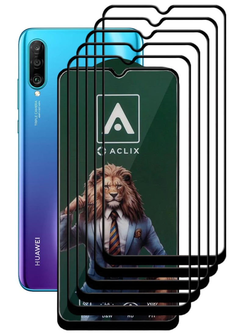 ACLIX 5 Pieces Antistatic ESD Dustproof Premium Quality High Definition Tempered Glass Screen Protector Designed For Huawei P30 lite - Image 1