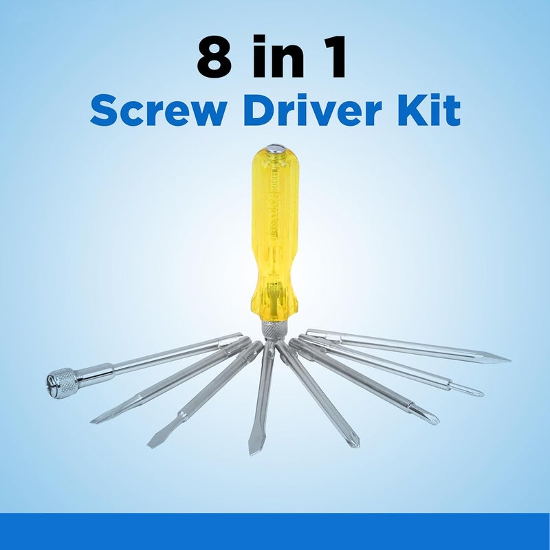 IONIX Hand Tool Set, Tool Set for Home use, Tool kit for Home use, Essential Tool kit for Home, Tool Set for Home use (Screwdriver and Plier Set) - Image 3