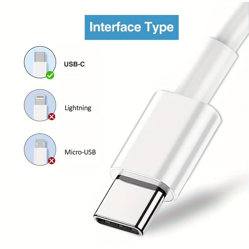 5 Black USB C to USB C Fast Charging Cables 1 Meter 5 Pack - Image 5