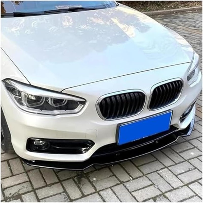 Wivplex Gloss Black Front Bumper Lip Splitter for BMW 1-Series - Image 5