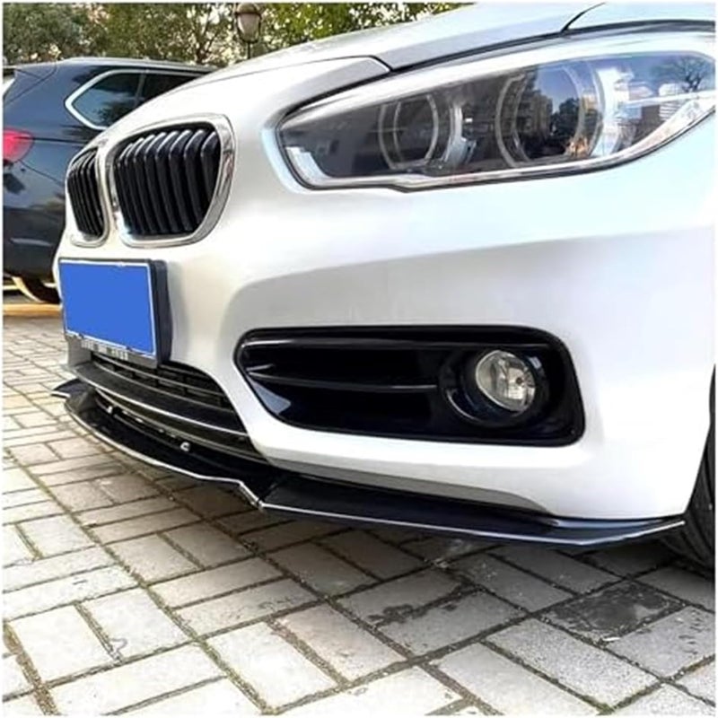 Wivplex Gloss Black Front Bumper Lip Splitter for BMW 1-Series - Image 4
