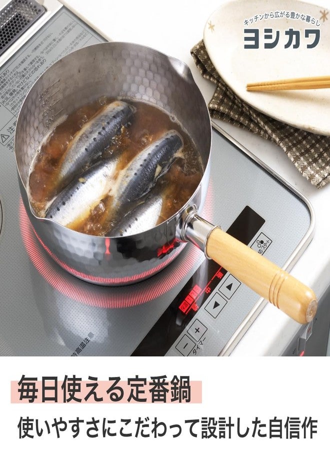 YOSHIKAWA Yukihira Saucepan, 3 Quart - Image 4
