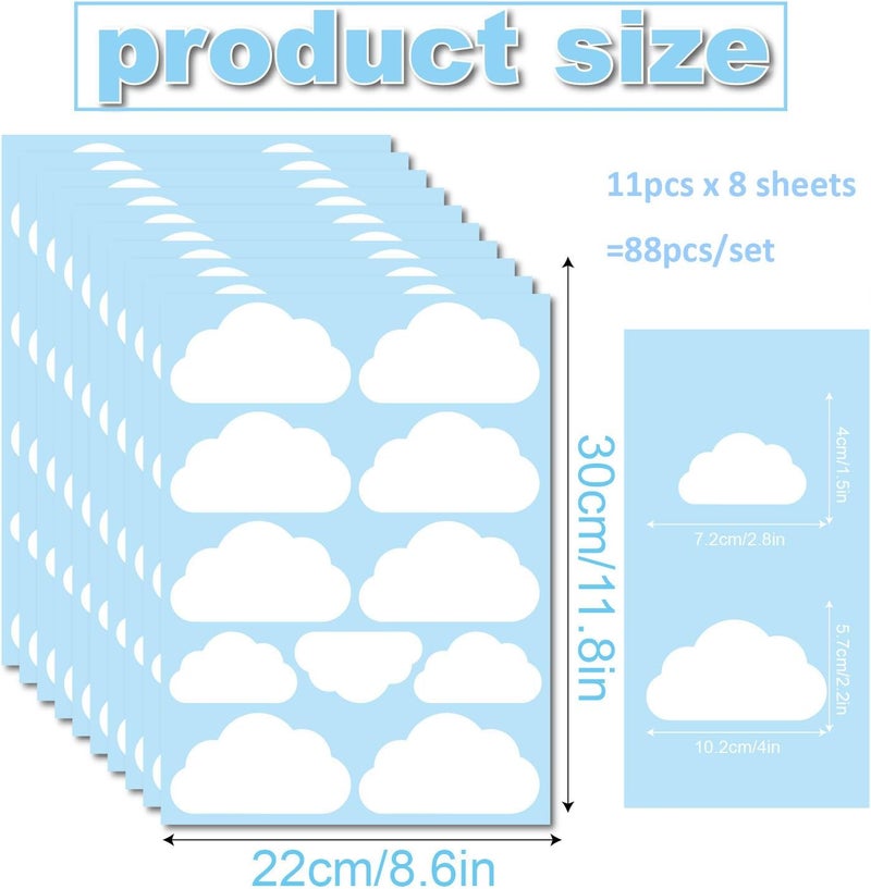 CELAENO Clouds Wall Decals for Kids - Image 5