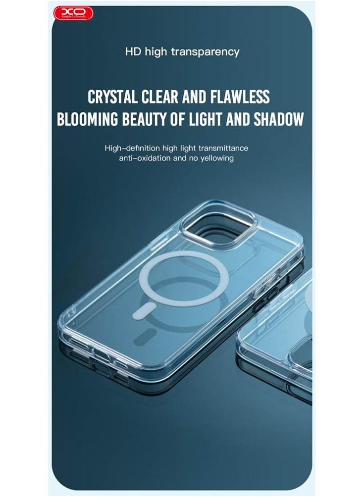 INET TPU Case MagSafe Protective Case Apple iPhone 14 Pro Transparent