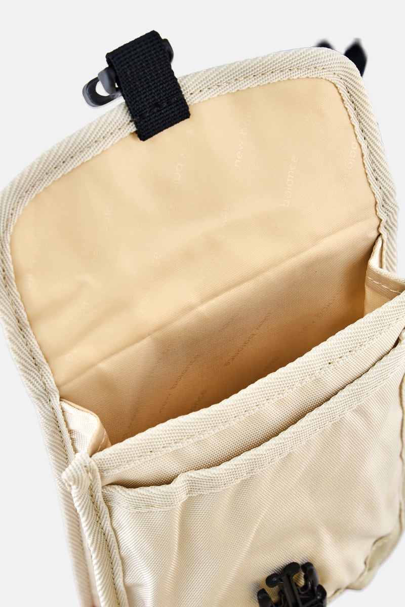 New Balance Men Embriodered Logo Cross Body Bag, Off White - Image 2