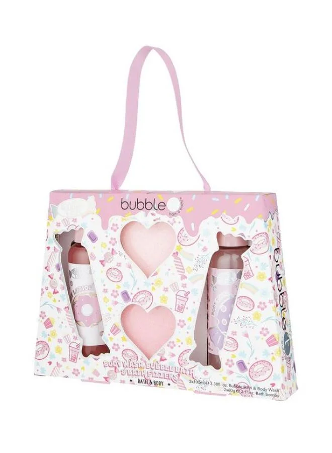 bubble t cosmetics Sweetea Mixed Bath Set with handle