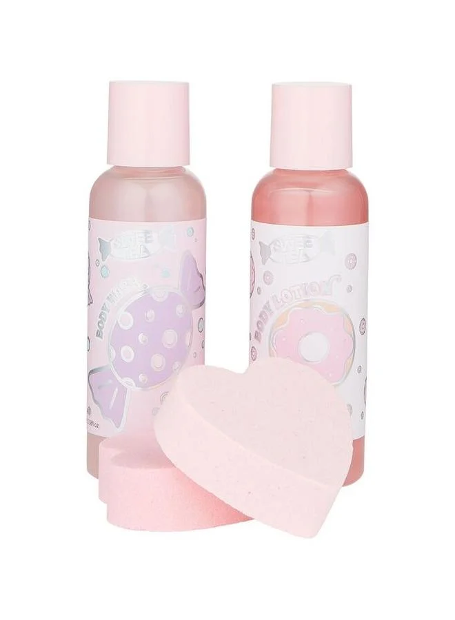bubble t cosmetics Sweetea Mixed Bath Set with handle