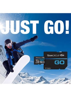TeamGroup GO Card 128GB x 2 Pack Micro SDXC UHS-I U3 V30 4K for GoPro & Action Cameras High Speed Flash Memory Card with Adapter for Outdoor, Sports, 4K Shooting TGUSDX128GU364  - Image 2
