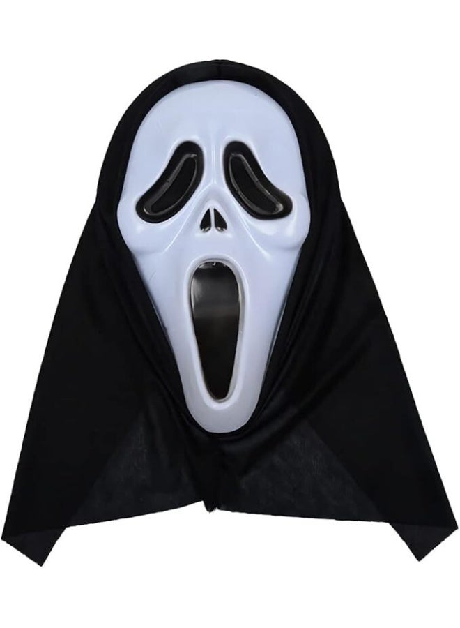 Toyland Scary Ghost Face Halloween Mask – Horror Costume Party Prop - Image 1