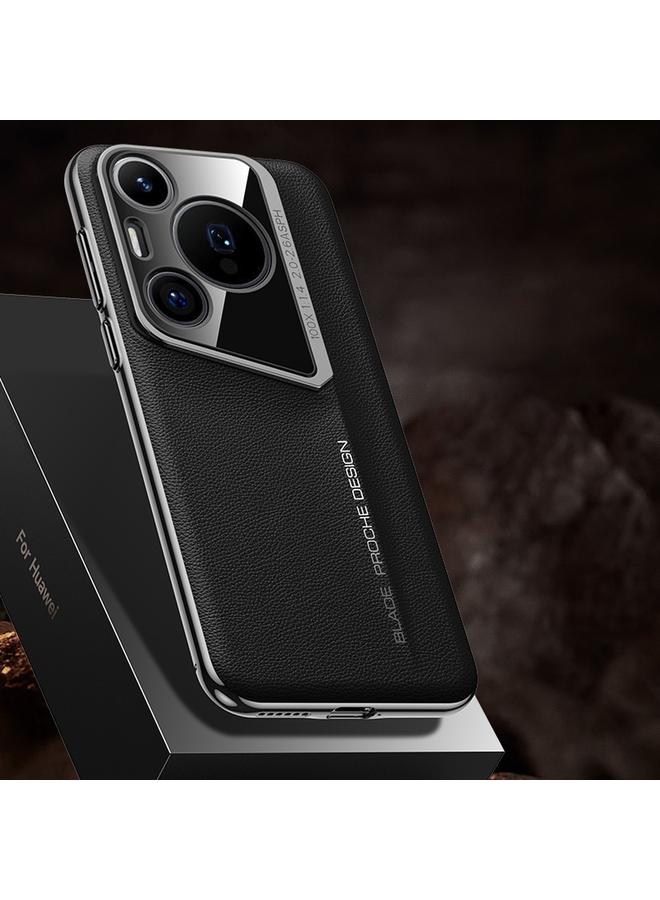 S-TOP Case For Huawei Pura 70 Pro J-20 Leather Skyline Design Full Coverage Phone Case - Image 1