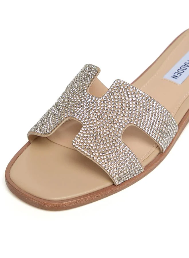 Steve Madden  Women's Transparent Hadyn Flat Sandals for Women | Best Price UAE