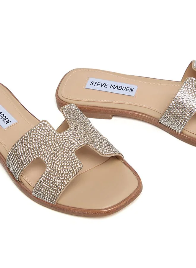 Steve Madden  Women's Transparent Hadyn Flat Sandals for Women | Best Price UAE
