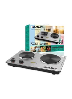 Jamaky Italy بوتاجاز كهربائي مسطح مزدوج من جاماكى ( 1500 وات + 2000 وات) آمن ، محمول ، للطبخ ايطالي  - Image 3
