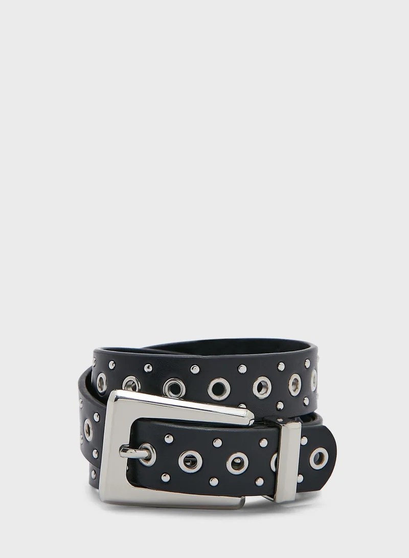 MANGO Barroco Allocated Hole Belt