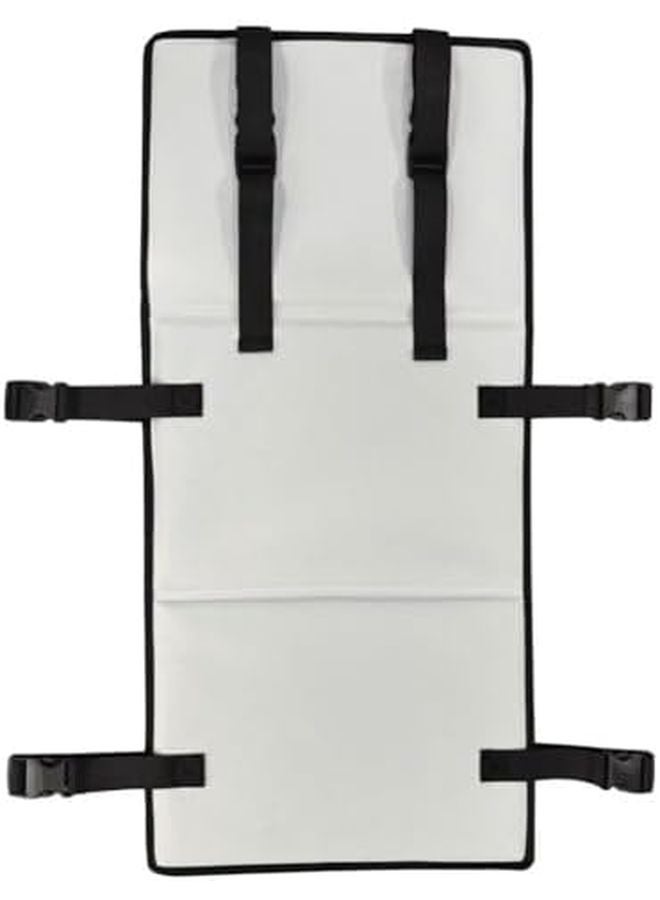 Adjustable Bunk Bed Ladder Cover White Secure Buckles Child Safety Oxford Cloth Easy Tool Installation Collapsible - Image 1