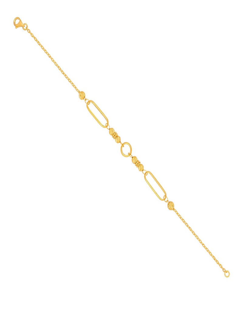 Malabar Gold and Diamonds 22 Karat 916 Purity Gold Bracelet AIBR112 - Image 2