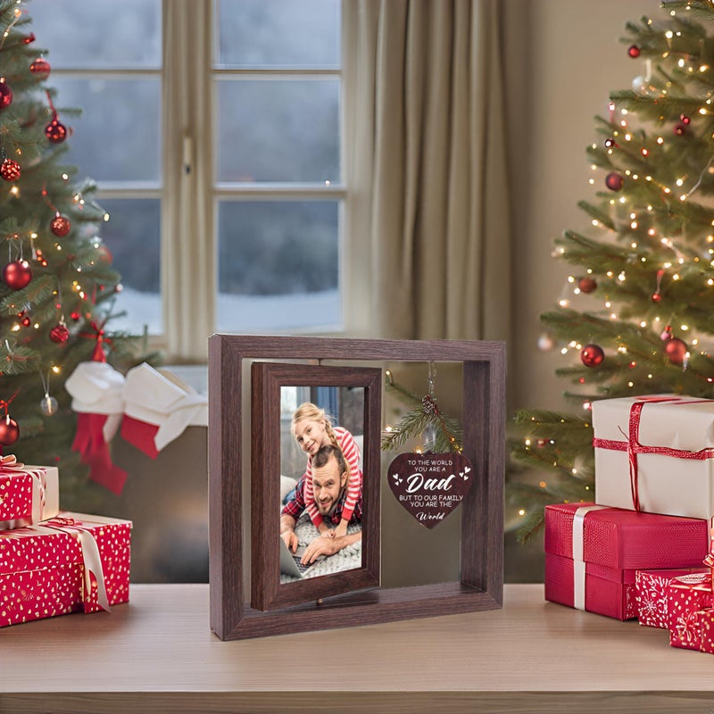 Boiveco Christmas Gifts for Dad from Daughter Son  Dad Gifts for Fathers Day Picture Frames  Gifts for Dad Who Wants Nothing  Dad Christmas Thanksgiving Birthday Gifts Dad Picture Frames 4x6 - Image 4