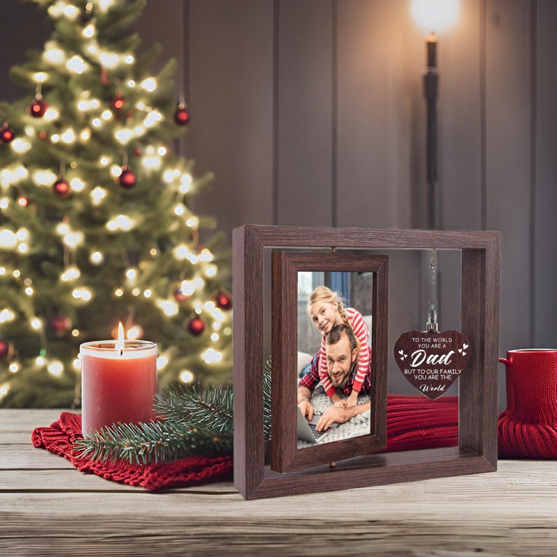 Boiveco Christmas Gifts for Dad from Daughter Son  Dad Gifts for Fathers Day Picture Frames  Gifts for Dad Who Wants Nothing  Dad Christmas Thanksgiving Birthday Gifts Dad Picture Frames 4x6 - Image 5