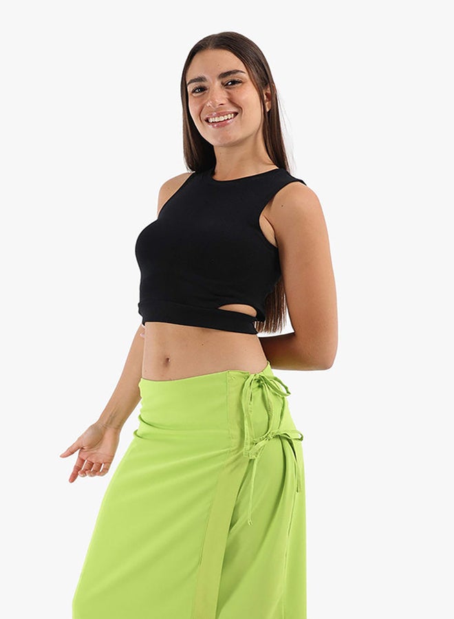 Carina Ribbed Top with Cut Out Sides - Image 2