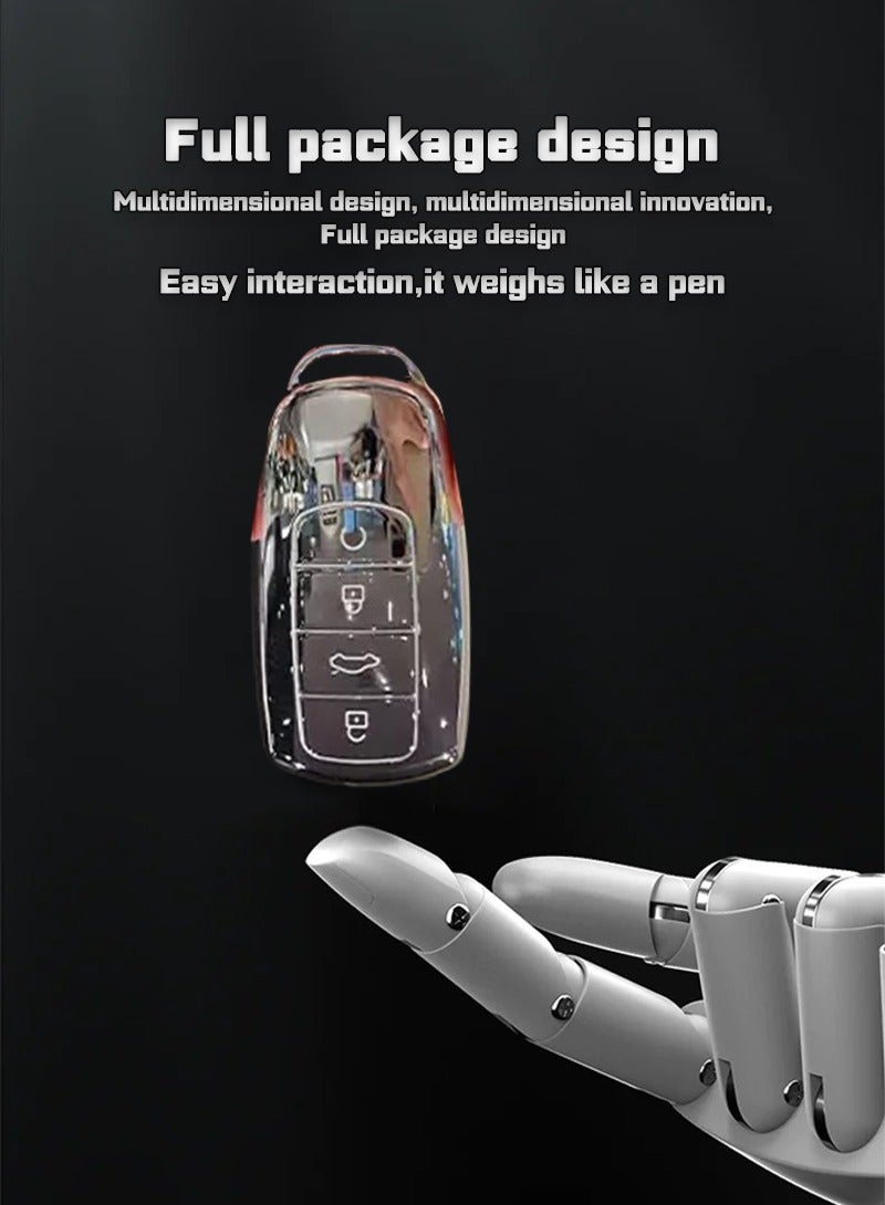 Car key case, suitable for Chery Tiger 8 Tiger 9 car key case, perfect package key, high-end, wear-resistant, material: TPU. - Image 4