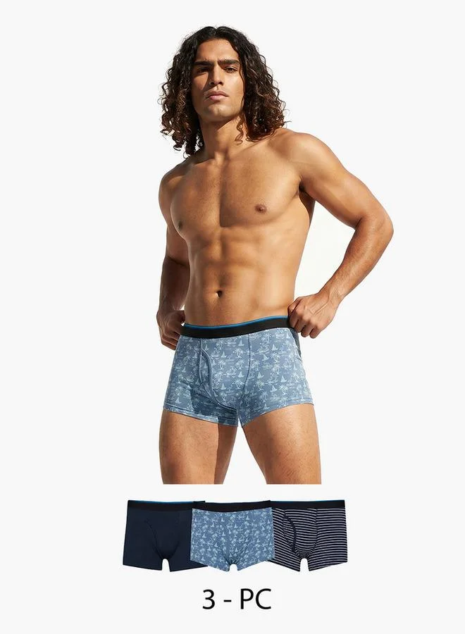 Splash FAV Assorted Print Trunks   Pack of 3