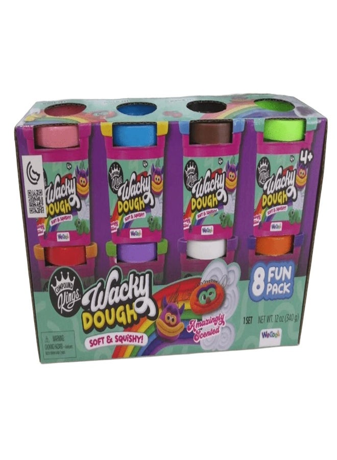 WeCool Compound Kings Wacky Dough Soft & Squishy 8-Pack (340 g)