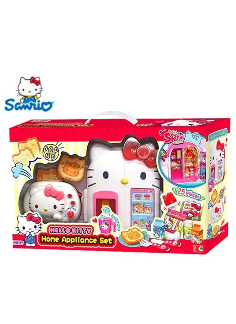 Sanrio - Small Household Appliances, Refrigerators, Ovens, Rice Cookers, Girls' Simulated Home Play Toy Sets - Image 1