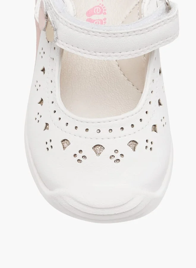 Barefeet Girls Cut-Out Detail Mary Jane Shoes