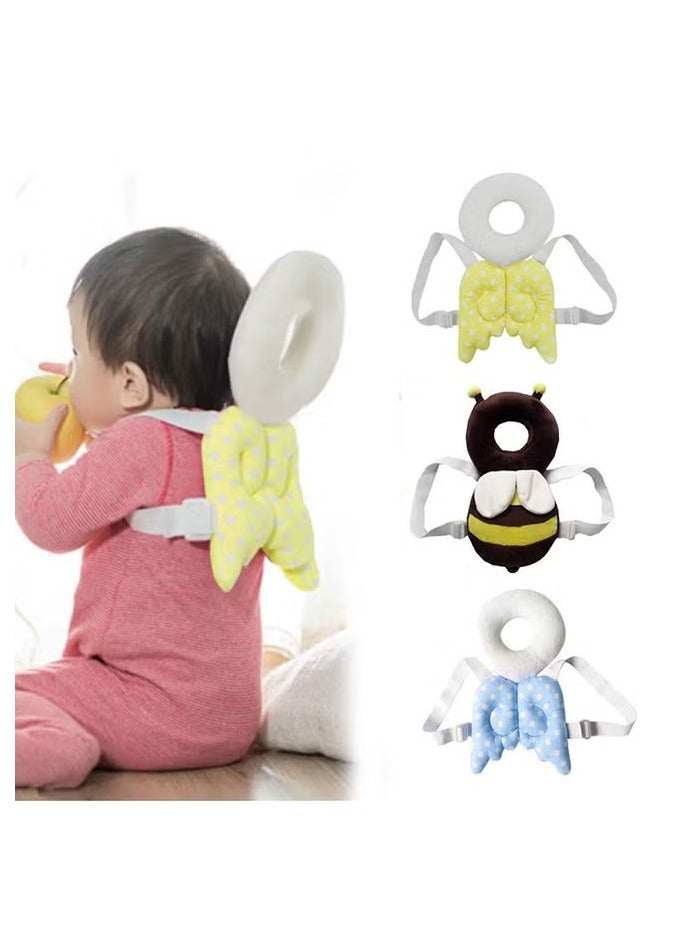 ORiTi وسادة حماية رأس الأطفال بشكل فراشة فريدة مع أحزمة أمان - Image 2