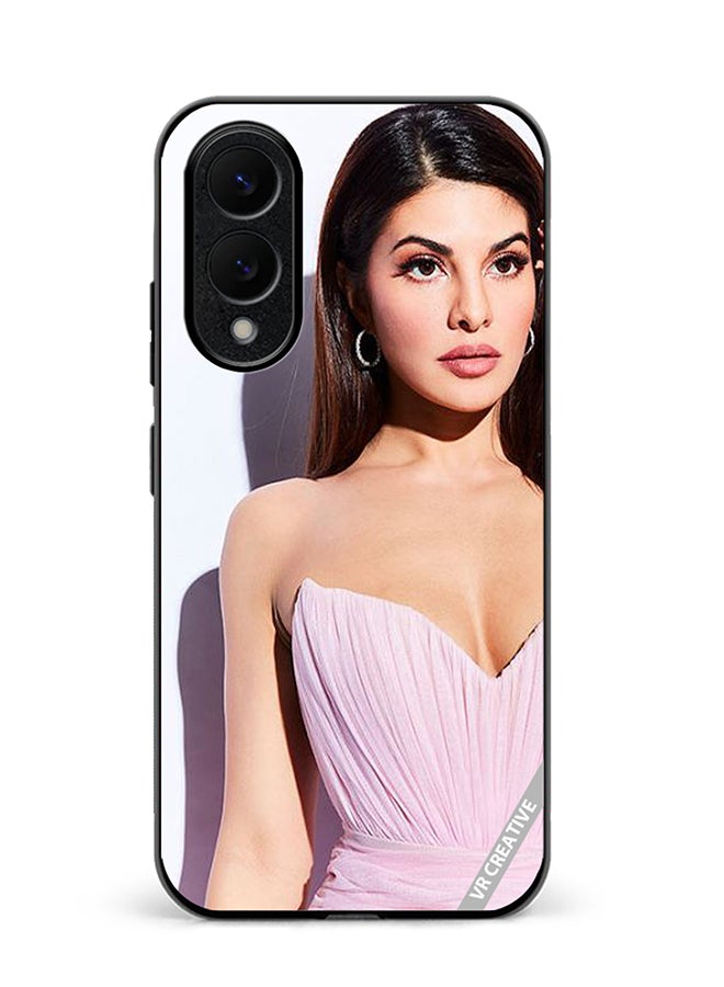 VR CREATIVE Protective Case Cover For Samsung Galaxy S25 Edge Bollywood Actress Jacqueline Fernandez Design Multicolour