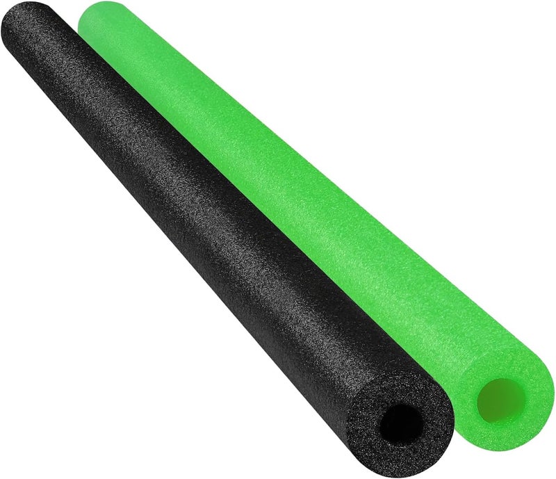 Chochkees Floating Pool Noodles Foam Tube 2-Pack, Thick Hollow Noodles for Floating in The Swimming Pool, 52" Inches Long - Image 1