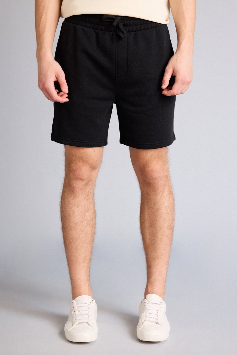 DeFacto Black Man Regular Fit Straight Leg Shorts Casual - Image 3