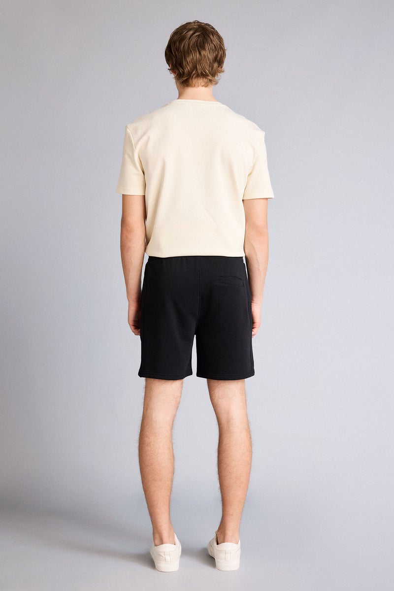 DeFacto Black Man Regular Fit Straight Leg Shorts Casual - Image 5