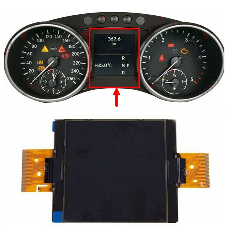 WXZOS Instrument Cluster LCD Display Screen for Mercede Benz ML W164 GL X164 2006-2011,W251 R 300 2006-2012,W251 R 350 2008-2011,W251 R 350 4MATIC 2006-2012 - Image 1