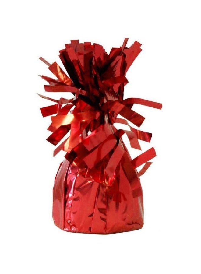 Balloon Weight Red Plastic Circle