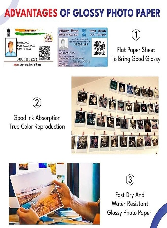 SEJASCOLLECTIONS 180 GSM A4 Size Glossy Photo Paper – Water proof pack of 20 sheets, Compatible with Inkjet Printer - Image 5