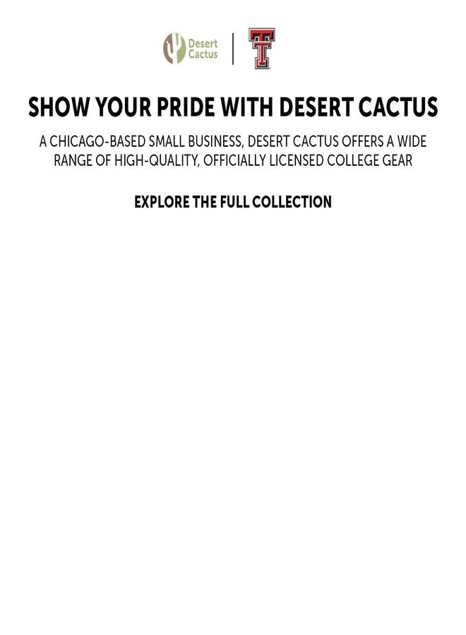 Desert Cactus Texas Tech University Paper Plates TTU Red Raiders 20 Count 9 inch Round Plates for Tailgates, Parties, Graduation and Events (Design A) - Image 5