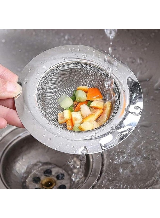 Vipron Stainless Steel Kitchen Sink Strainer, Kitchen Drain Basin Basket Filter Stopper Drainer, Sink Jali(9.5 CM) - Image 1