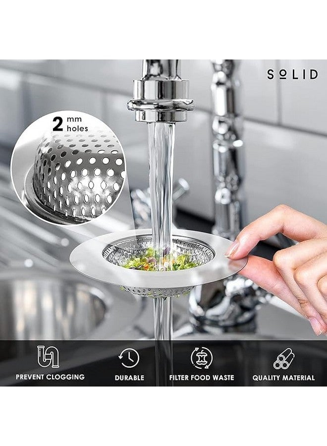 Vipron Stainless Steel Kitchen Sink Strainer, Kitchen Drain Basin Basket Filter Stopper Drainer, Sink Jali(9.5 CM) - Image 5