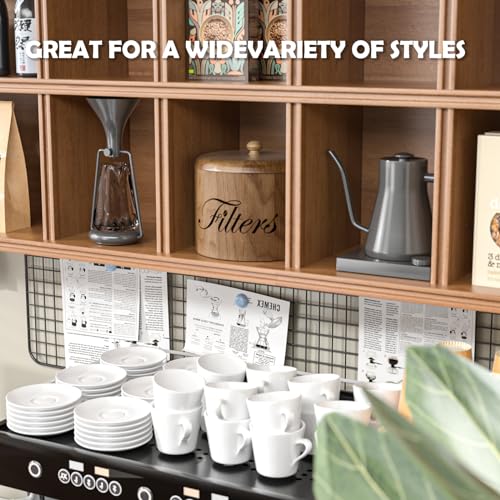 CORTNK Coffee Filter Holder, Wooden Coffee Filter Storage with Lid, RoundCoffeeFilterContainer for Counter, Rustic Bar Accessories Holder Decor (Natural) - Image 5