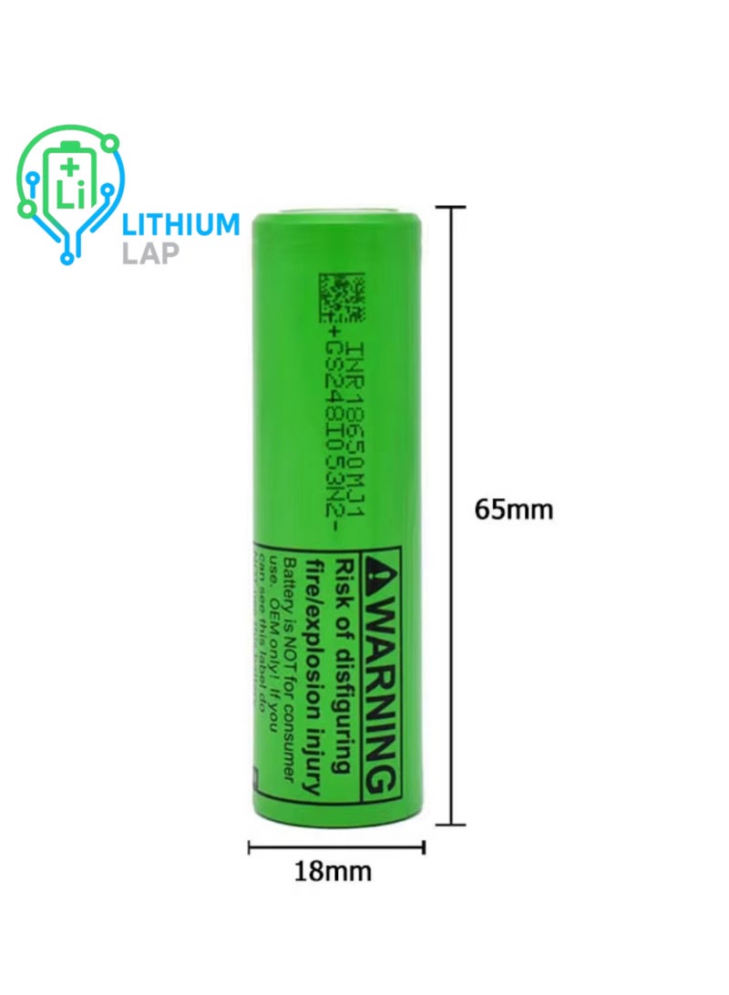 LG 3500 mAh LG 18650 Lithium-Ion Battery | 2 Piece – Original & High Performance - Image 3
