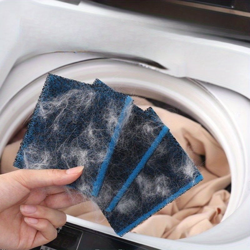 6pcs Washing Machine Hair Remover Reusable Pet Hair And Lint Filter For Clothes And Fabrics Cleaning Tools - Image 4