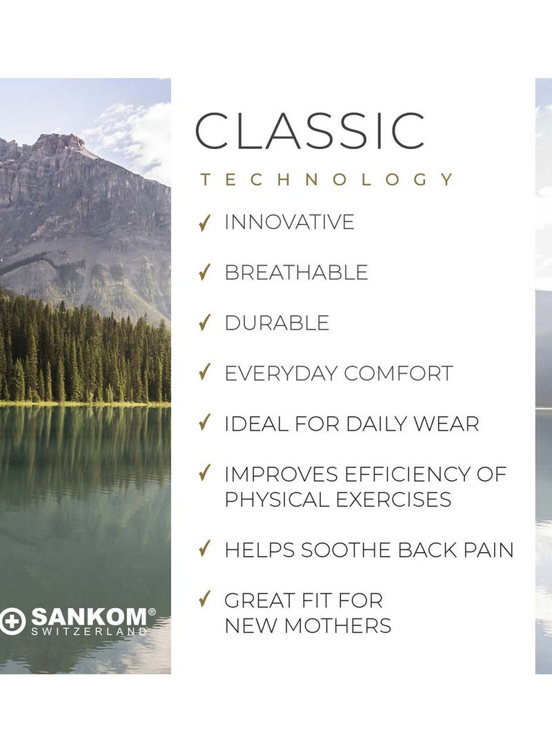 Sankom - Classic Bra for Back Support, Beige M/L - Image 4