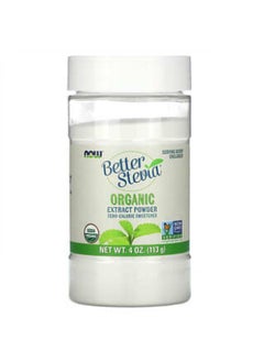 Now Foods NOW Foods, Better Stevia, Organic Extract Powder, 4 oz (113 g)  - Image 1