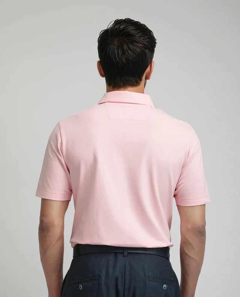 Rare Rabbit Men's Contrast Printed Placket Polo