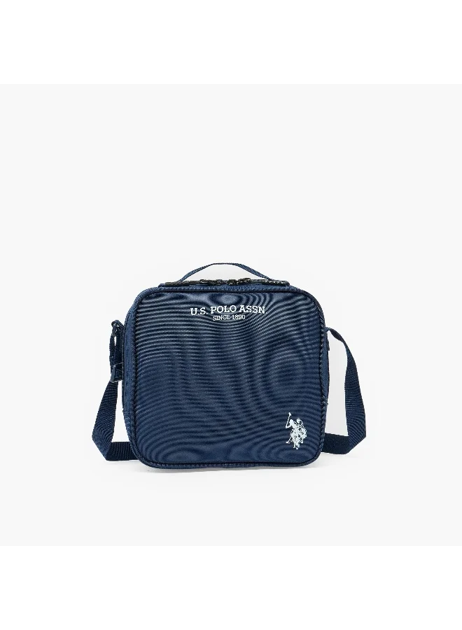US Polo Assn. Us Polo-Lunch Bag-1 Cmprt (840D Dobby) Blue \ 22.5X21X8