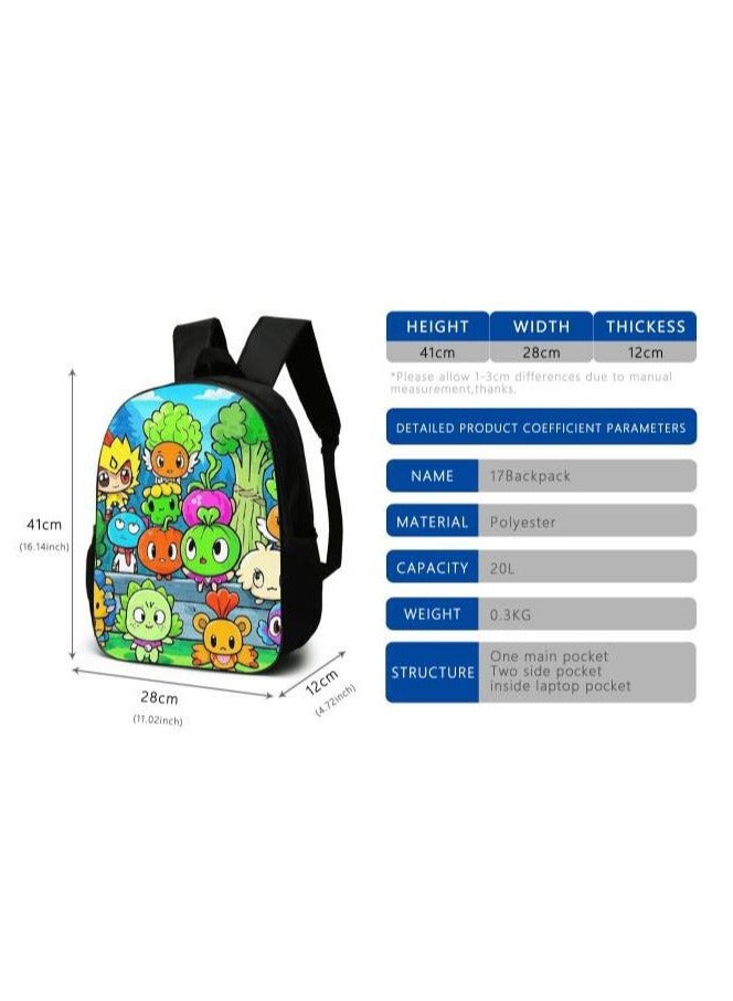 Cartoon style universal three-piece schoolbag - 454  - Image 3