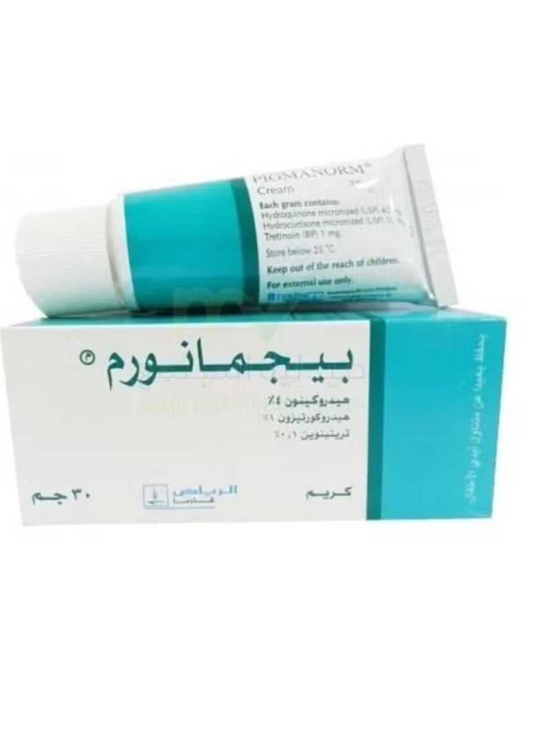 PIGMANORM Cream for treating skin pigmentation