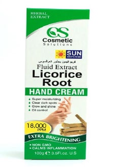 Cosmetic Licorice Root Hand Cream 100g 