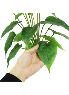 WYBOT Artificial Flower 17 inches Calla Lily Silk Plant Fake Bonsai Flowers Greenery Plants for Indoor Outdoor Home Office Bedroom Table Centerpieces Party Decoration (haung)  - Image 3